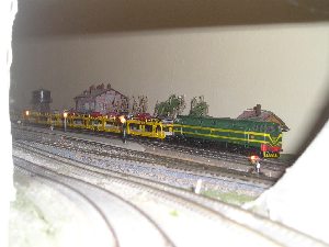 Locomotoras en estación